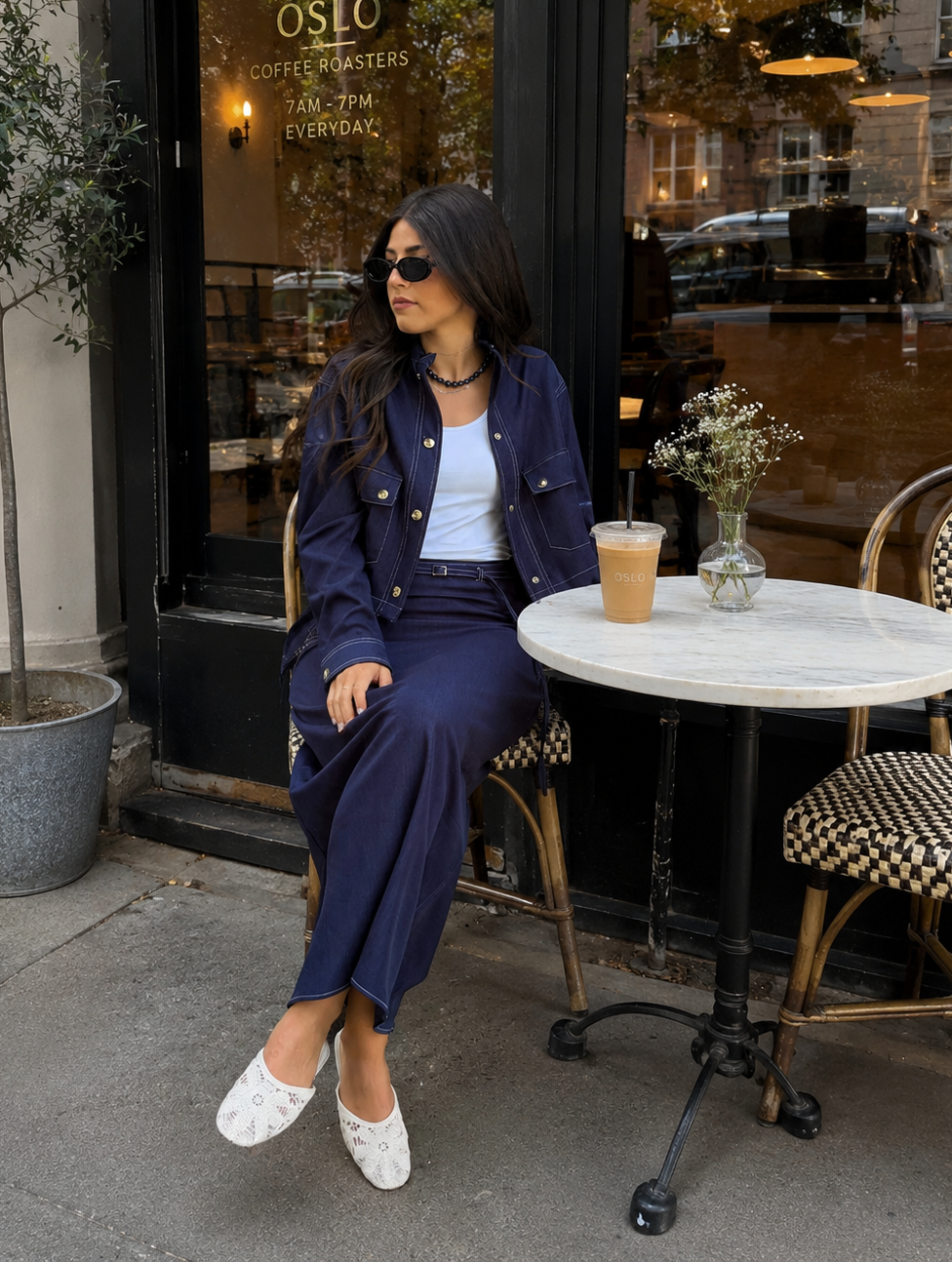 Denim Noir Set
