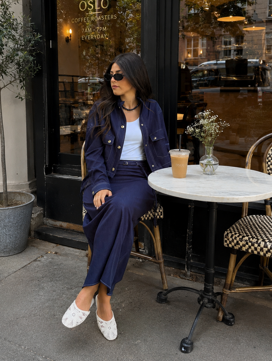 Denim Noir Set